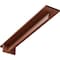 Ekena Millwork Heaton Hidden Support Steel Bracket w/ 14" Support Depth, Hammered Copper 3"W x 18"D x 2"H BKTM03X18X02HEHCO - alternate 1
